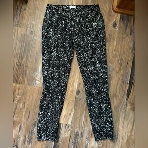 Calvin Klein Printed Skinny Fit Pants Size 6 Women’s